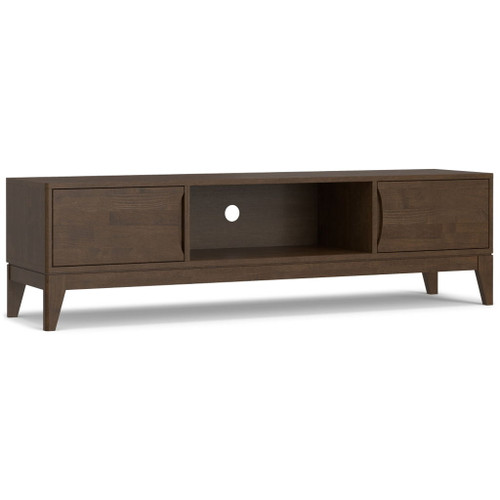 Harper - Low TV Media Stand - Walnut Brown Harper - Low TV Media Stand - Walnut Brown