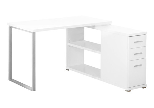 Computer Desk, Home Office, Corner, Left, Right Set - Up, Storage Drawers, L Shape, Laptop, And Contemporary & Modern Computer Desk, Home Office, Corner, Left, Right Set - Up, Storage Drawers, L Shape, Laptop, And Contemporary & Modern