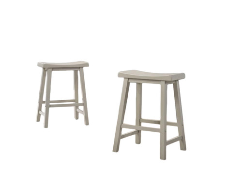 Alonzo - 17.5" Backless Ergonomic Counter Height Stool (Set of 2) Alonzo - 17.5" Backless Ergonomic Counter Height Stool (Set of 2)