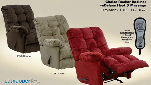 Nettles Heat & Massage Rocker Recliner