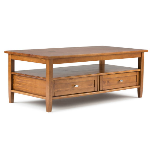 Warm Shaker - Coffee Table - Light Golden Brown Warm Shaker - Coffee Table - Light Golden Brown