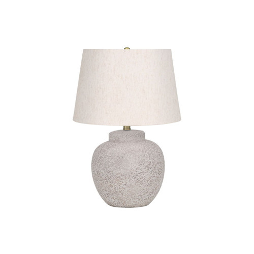 Lighting, Table Lamp, Concrete, Modern - Cream