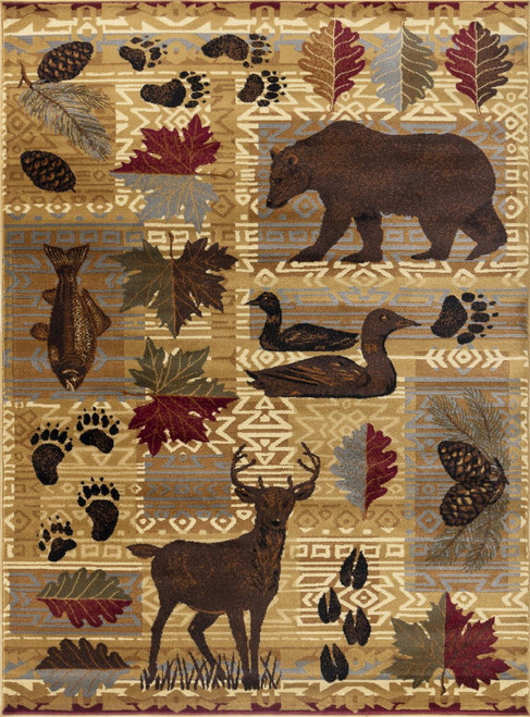 Nature's Nest - GC_CBL3002 Lodge Area Rug Nature's Nest - GC_CBL3002 Lodge Area Rug
