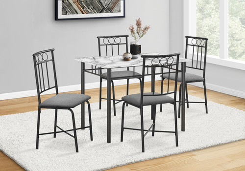 5 Pieces Dining Table Set, Small, Rectangular 5 Pieces Dining Table Set, Small, Rectangular