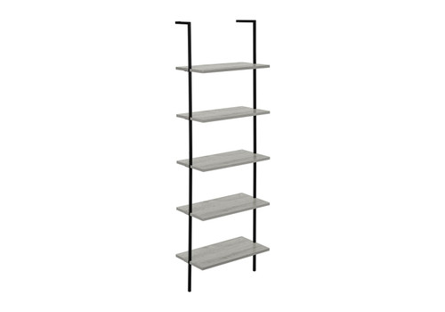 Bookshelf, Bookcase, Etagere, Ladder, 5 Tier, For Office, Marble Look Contemporary & Modern Bookshelf, Bookcase, Etagere, Ladder, 5 Tier, For Office, Marble Look Contemporary & Modern