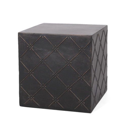 Outdoor Lightweight Concrete, Side Table - Copper