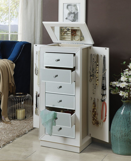 Talor - Jewelry Armoire - White Talor - Jewelry Armoire - White