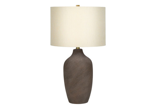 Lighting, Table Lamp, Ceramic, Resin, Contemporary - Gray