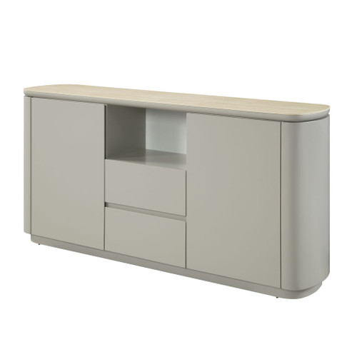 Ingram - Ceramic Top Server - Light Gray Ingram - Ceramic Top Server - Light Gray