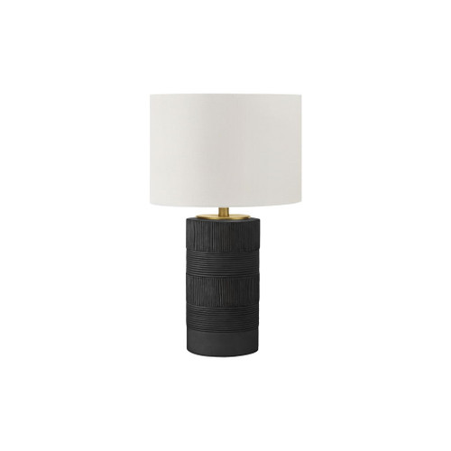 Table Lamp, Lighting, Resin, Contemporary - Black / Cream