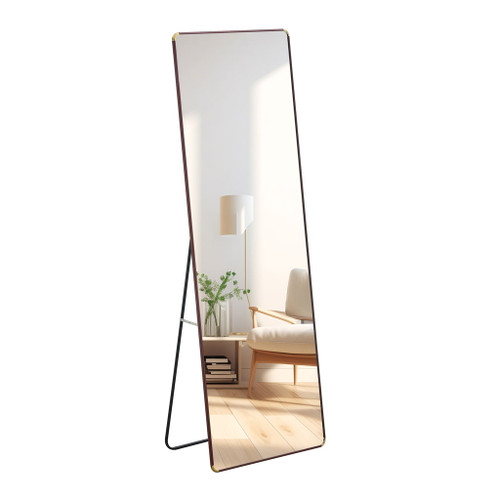 4th Generation Floor Standing, Full Length Mirror, Wall Mounted Glass - Transparent