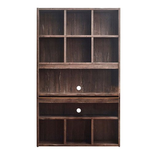 Perrisk - Desk With Bookcase