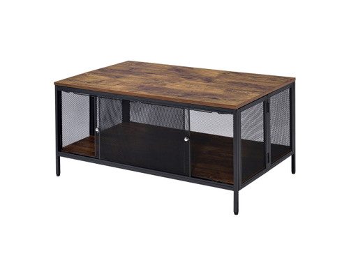 Winam - Coffee Table - Antique Oak / Black