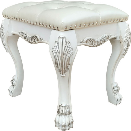 Dresden II - Vanity Stool - Bone White Dresden II - Vanity Stool - Bone White