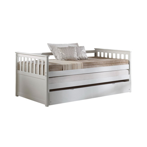 Cominia - Twin Daybed (Trundle Not Included, Bed Only, No Storage) - White Cominia - Twin Daybed (Trundle Not Included, Bed Only, No Storage) - White