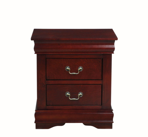 Louis Philippe - Nightstand, Elegant Design - Cherry