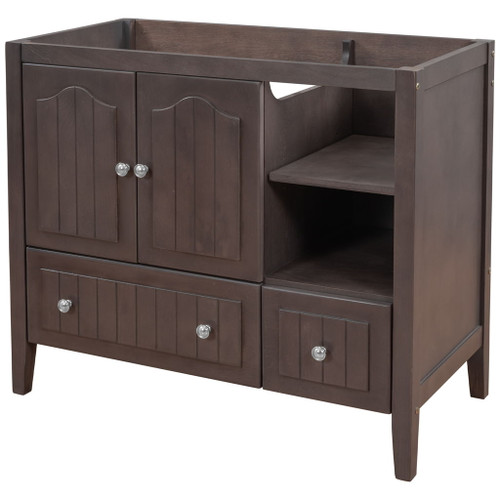 Bathroom Vanity Base Only, Solid Wood Frame And MDF Boards Bathroom Vanity Base Only, Solid Wood Frame And MDF Boards
