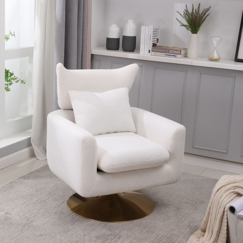 Classic Mid-Century 360 Degree Swivel Accent Chair