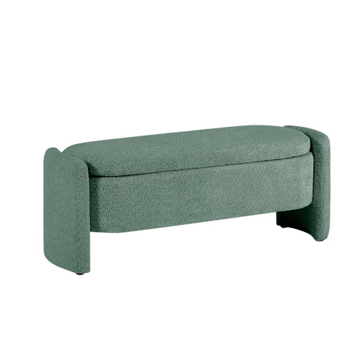 Ottoman Oval Storage Bench, 3D Lamb Fleece Bench With Large Storage Space For The Living Room, Entryway And Bedroom Ottoman Oval Storage Bench, 3D Lamb Fleece Bench With Large Storage Space For The Living Room, Entryway And Bedroom