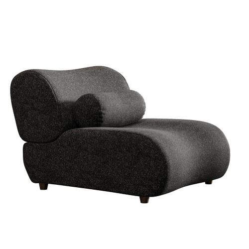 1 Piece Luxury Chenille Fabric Modular Sofa With Spring Cushions & Hidden Legs