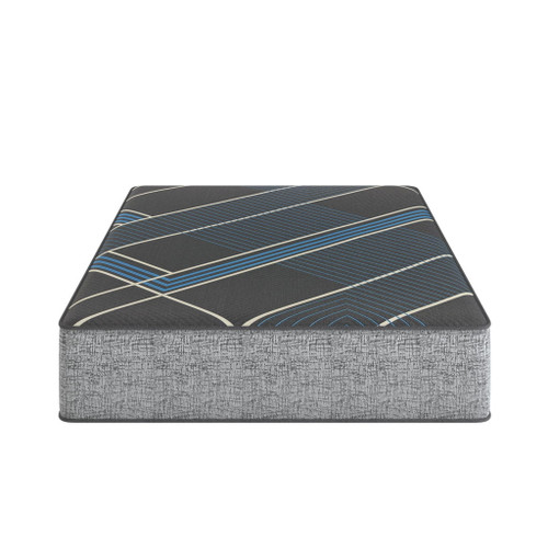 Tempagel - 13" Twin Long Smooth Top Lux Firm Mattress - Gray