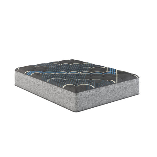 Comfort Care - 14" Full Size Hybrid Mattress With Individual Pocketed Coils, Medium Comfort - Gray / Blue