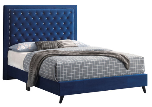 King Bed - Navy Blue