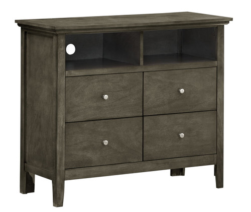 Charming TV Media Chest - Gray
