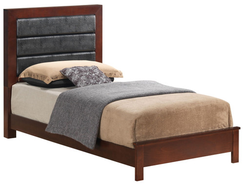 Charming Twin Bed With - Cherry