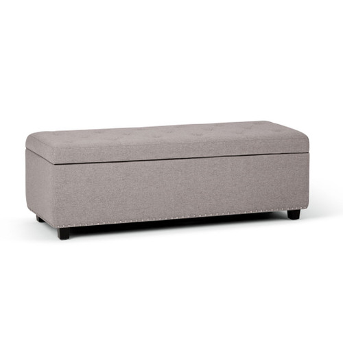 Hamilton - Storage Ottoman - Cloud Gray