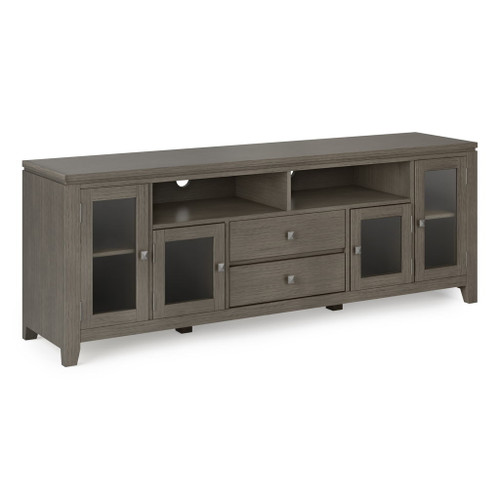 Cosmopolitan - Wide TV Media Stand - Farmhouse Gray