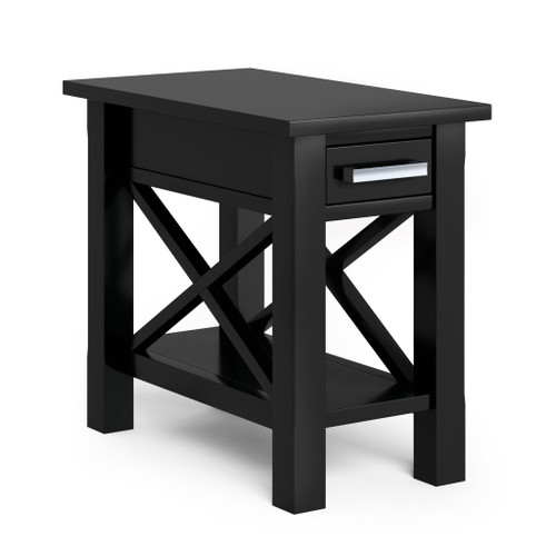 Kitchener - Narrow Side Table - Black