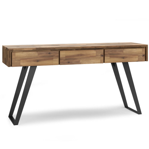 Lowry - Console Sofa Table - Distressed Golden Wheat