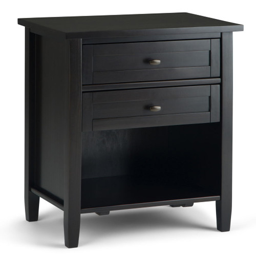 Warm Shaker - Bedside Table - Hickory Brown