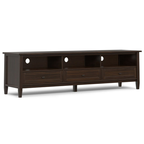 Warm Shaker - Low TV Media Stand - Brown