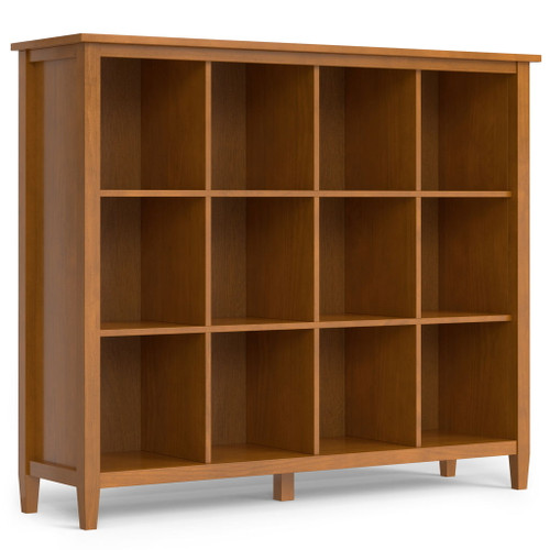 Warm Shaker - 12 Cube Storage - Brown