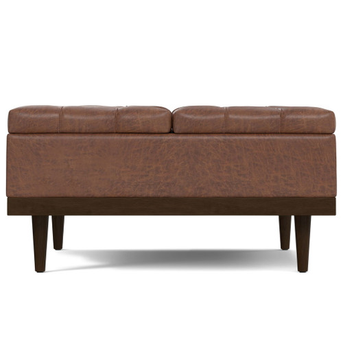 Mariah - Lift Top Table Storage Ottoman - Brown
