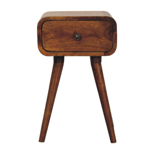 Avora - Mini Nightstand With 1 Drawer - Brown