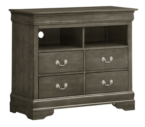 TV Media Chest - Gray