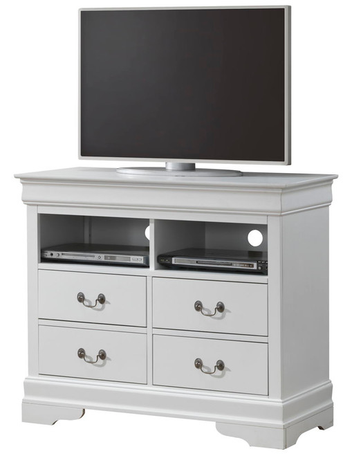 Charming Media Storage Unit - White