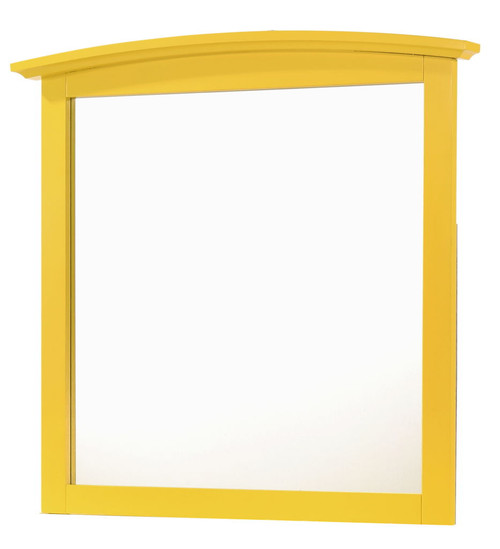 Elegant Wall Mirror - Yellow