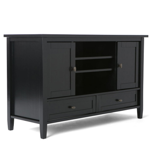 Warm Shaker - TV Media Stand Handcrafted - Black