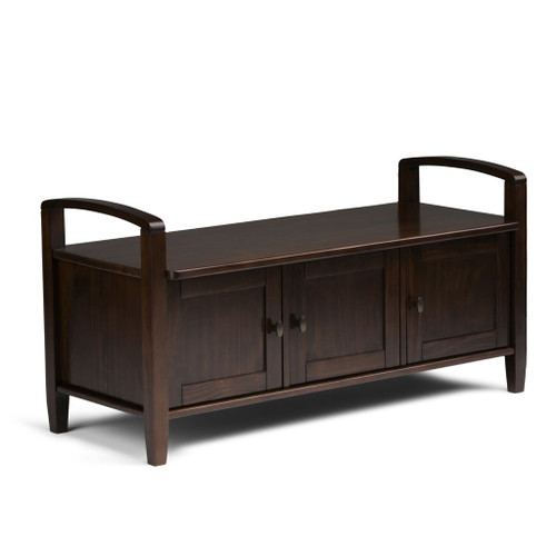 Warm Shaker - Entryway Storage Bench - Tobacco Brown