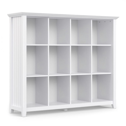 Acadian - 12 Cube Storage - White