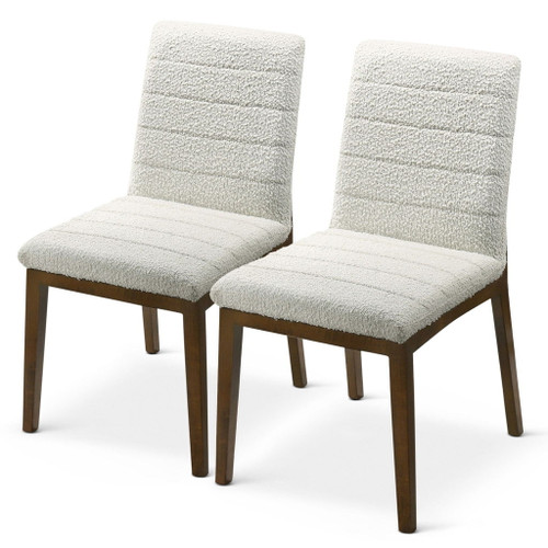 Ines - Dining Chair (Set of 2) - Brown / White
