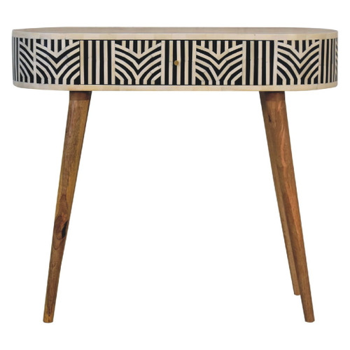 Inlay - Edessa Bone Console Table - Oak