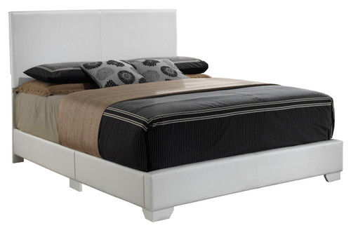 Queen Elegant Platform Bed For Relaxed Spaces - White