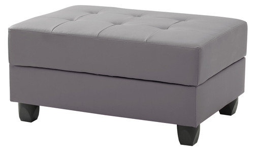 Chic Contemporary Ottoman - Gray