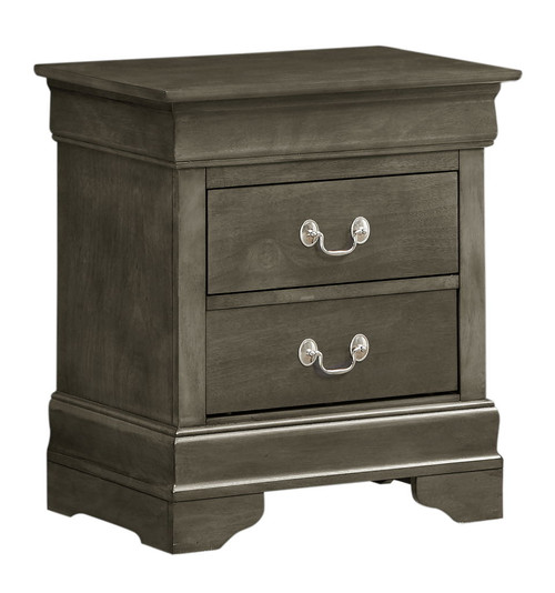 Louis Phillipe - Nightstand - Gray