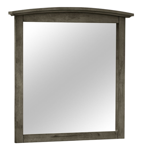 Elegant Wall Mirror - Gray